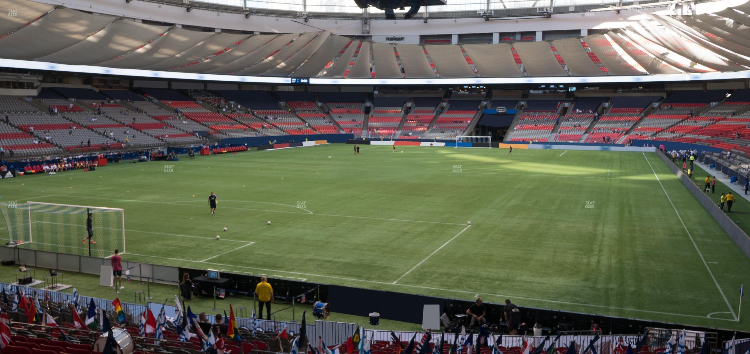 Seating view for BC Place Stadium Section 251