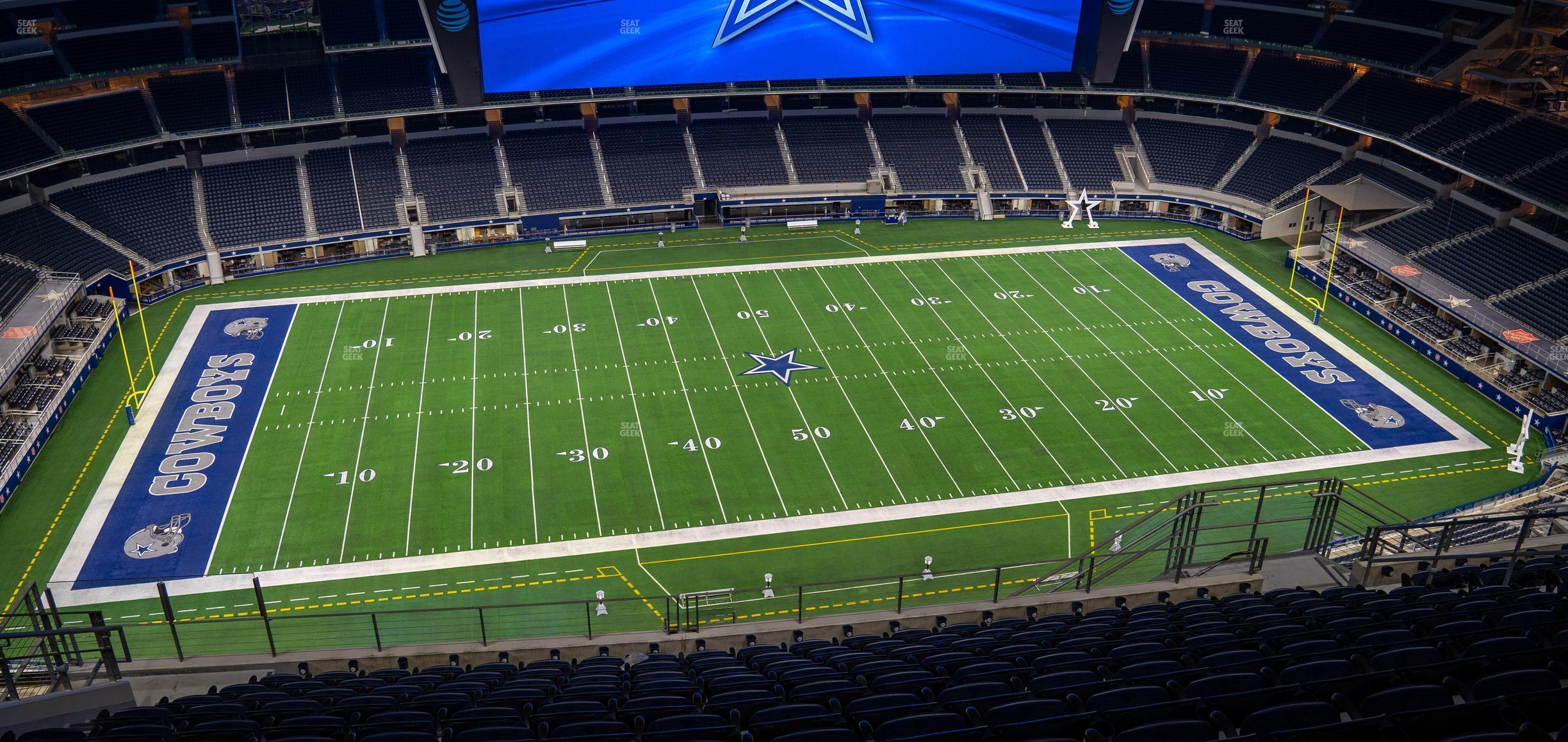 Seating view for AT&T Stadium Section 414