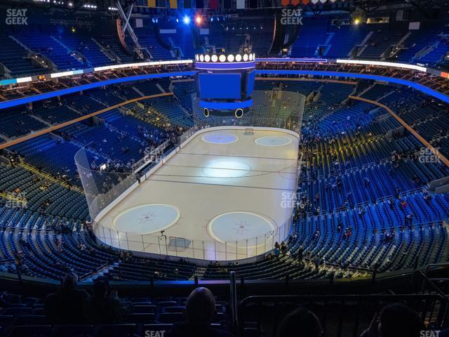 Seating view for KeyBank Center Section 326