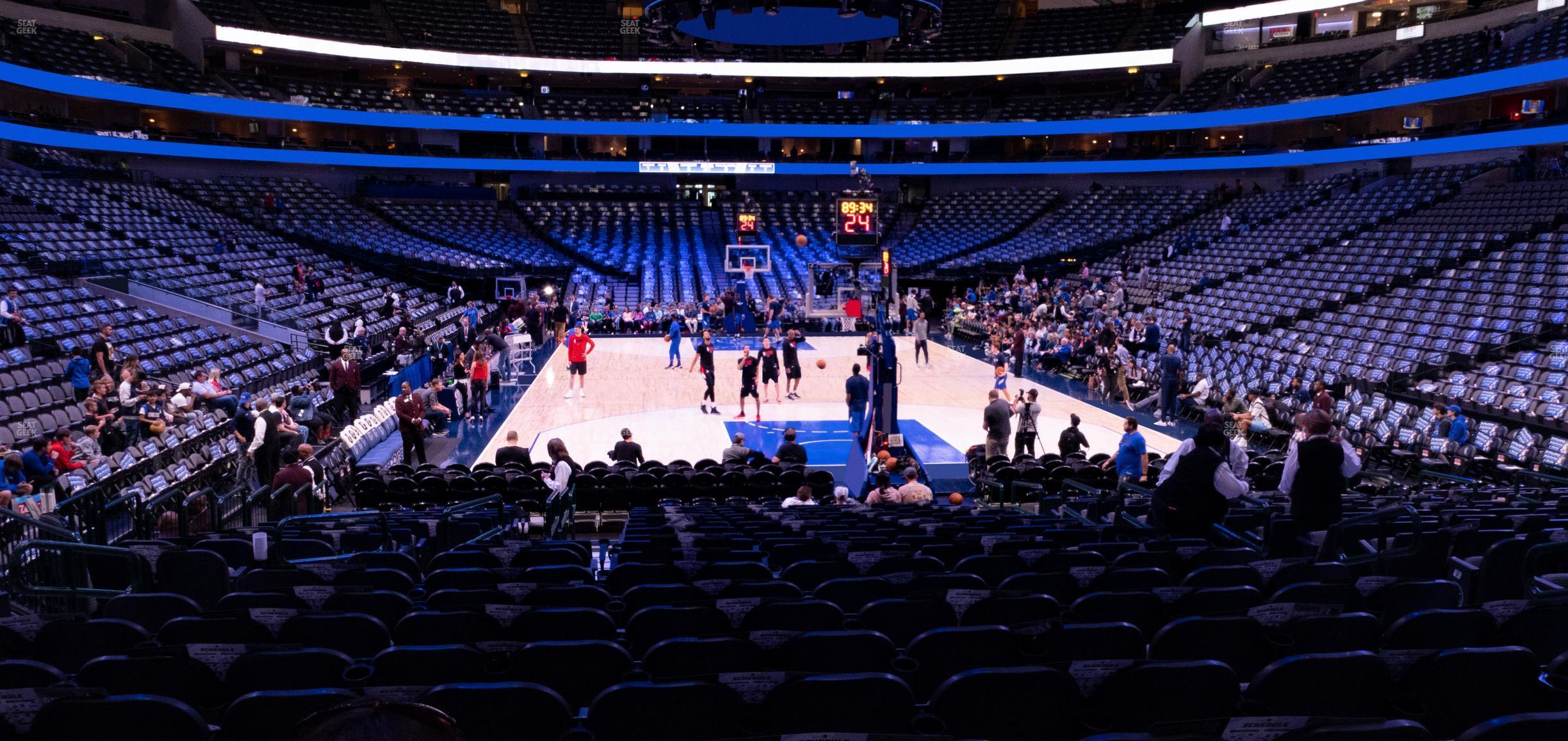 Seating view for American Airlines Center Section 113