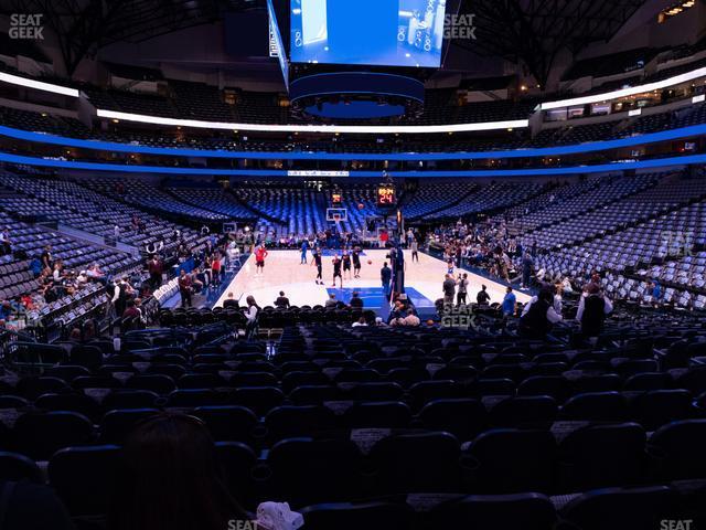 Seating view for American Airlines Center Section 113