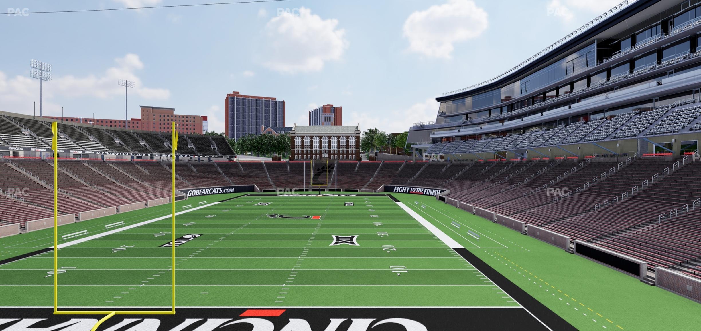 Seating view for Nippert Stadium Section 132