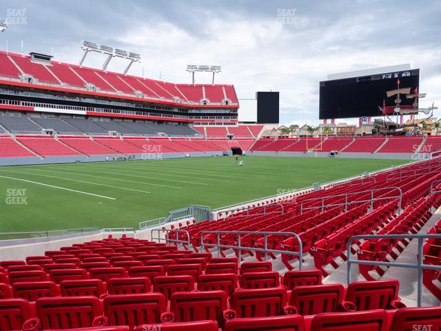 Seating view for Raymond James Stadium Section 131