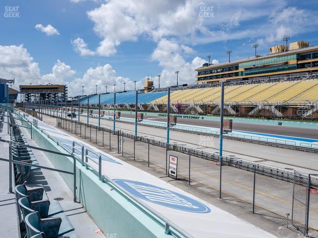 Seating view for Homestead-Miami Speedway Section Pit Road Cabana 22