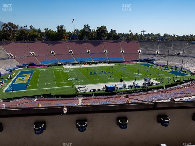 Seating view for Rose Bowl Stadium Section Club 107