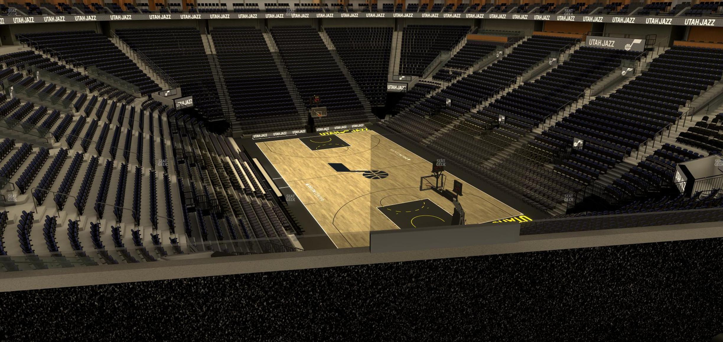 Seating view for Delta Center Section Suite 15