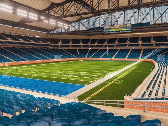 Seating view for Ford Field Section 141