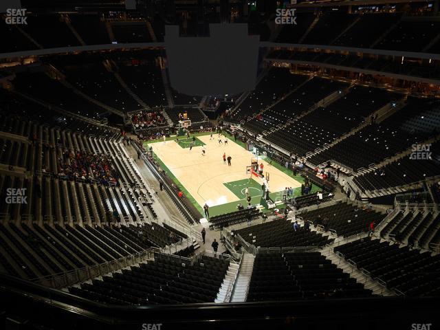 Seating view for Fiserv Forum Section 203