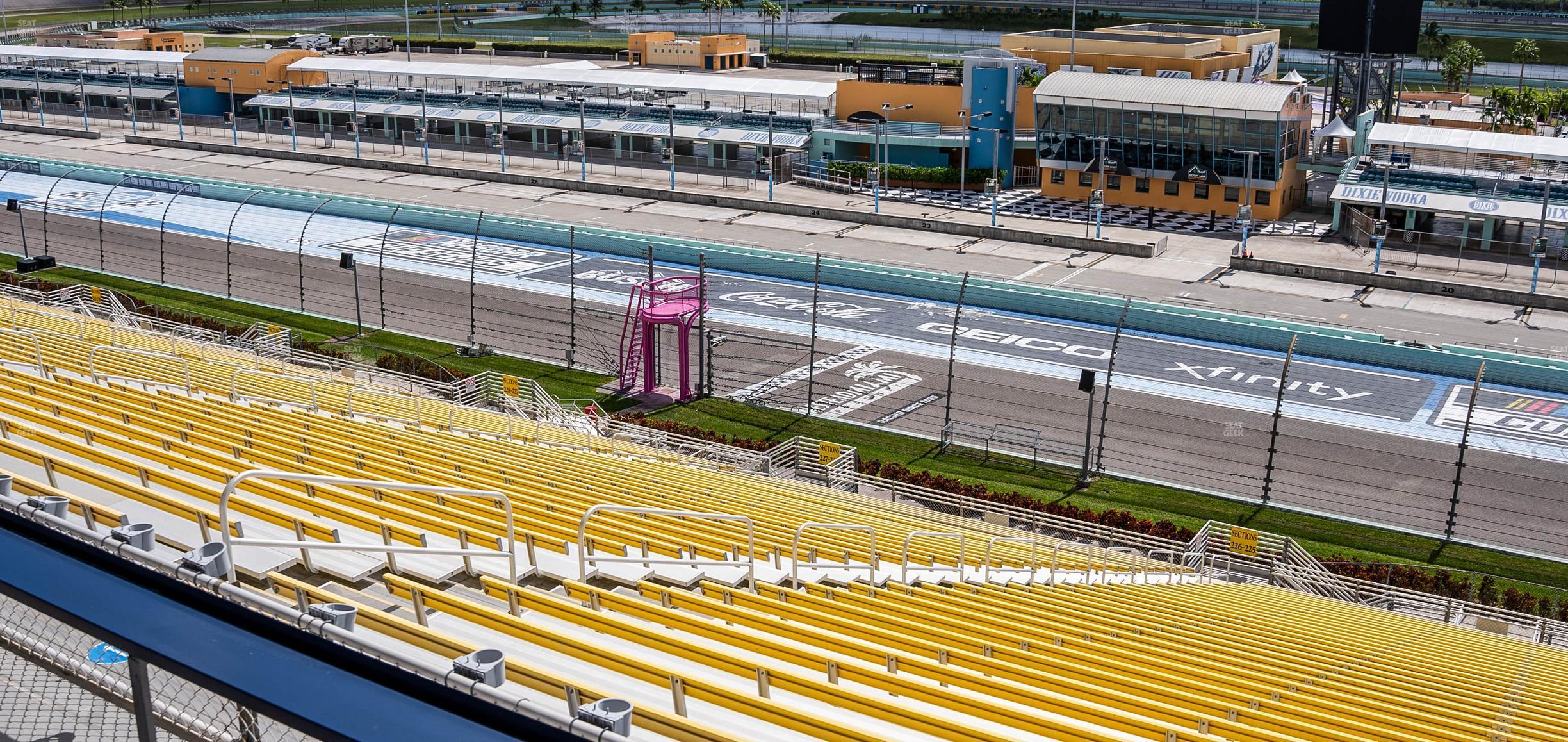 Seating view for Homestead-Miami Speedway Section Speedway Club 325