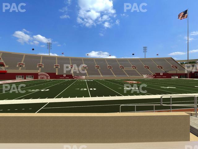 Seating view for Memorial Stadium - Indiana Section 8