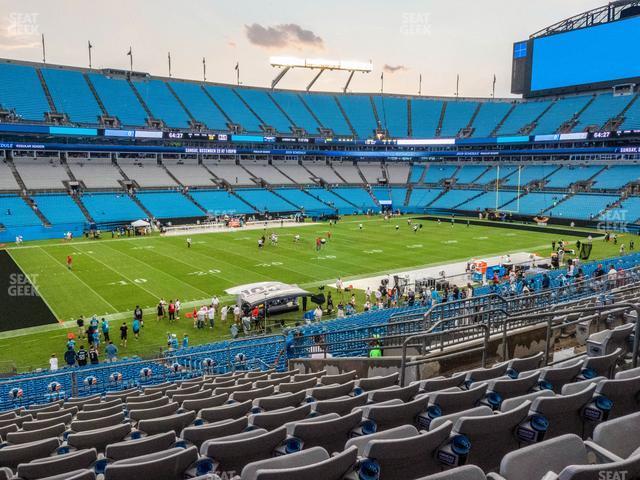 Seating view for Bank of America Stadium Section 320