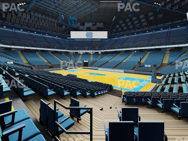 Seating view for Dean Smith Center Section 129