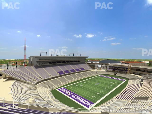 Seating view for Amon G. Carter Stadium Section 415