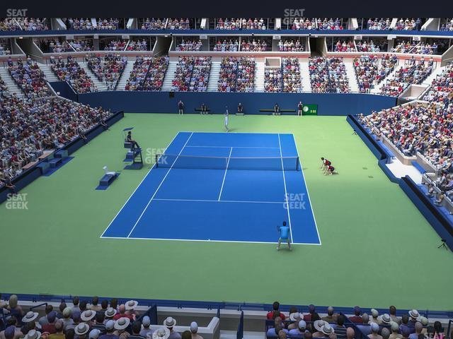 Seating view for Arthur Ashe Stadium Section Suite 201