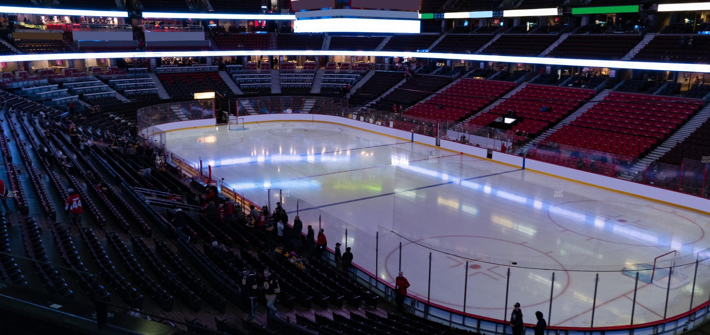 Seating view for Canadian Tire Centre Section 204