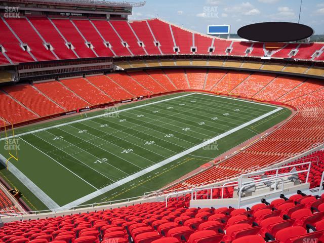 Seating view for GEHA Field at Arrowhead Stadium Section 307