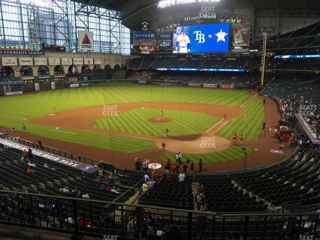 Seating view for Minute Maid Park Section 217