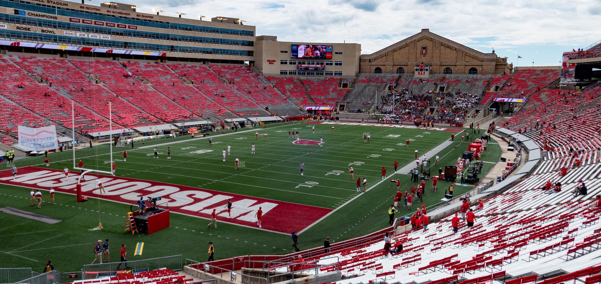 Seating view for Camp Randall Stadium Section J