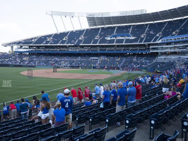 Seating view for Kauffman Stadium Section 112