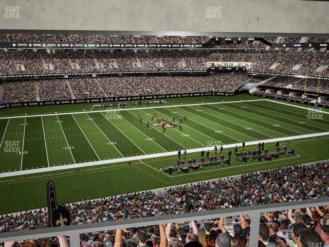 Seating view for Caesars Superdome Section Suite 330