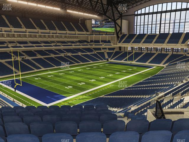 Seating view for Lucas Oil Stadium Section 420