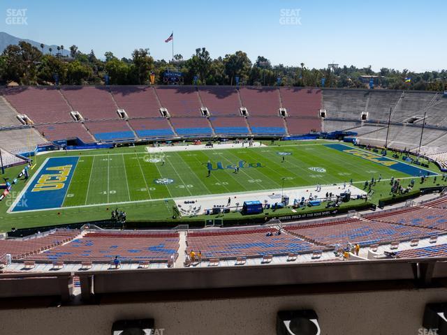 Seating view for Rose Bowl Stadium Section Club 209