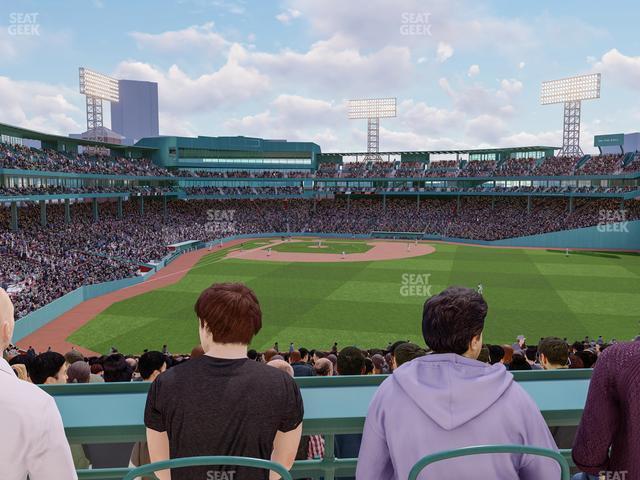 Seating view for Fenway Park Section Truly Terrace Sro