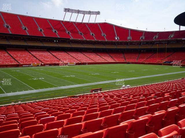 Seating view for GEHA Field at Arrowhead Stadium Section 122