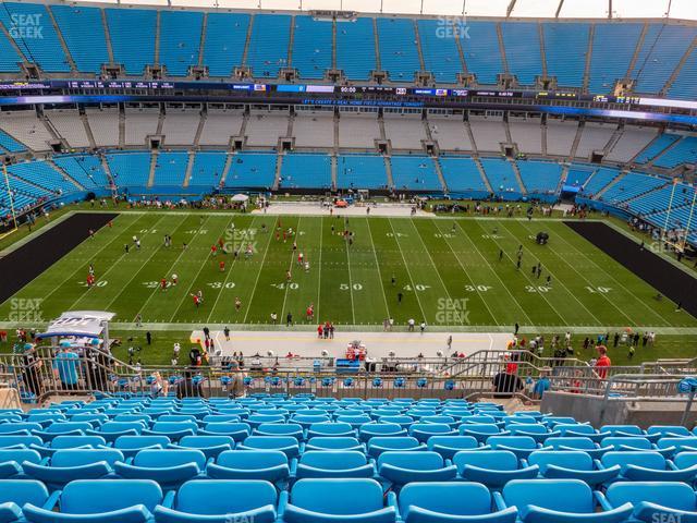 Seating view for Bank of America Stadium Section 515