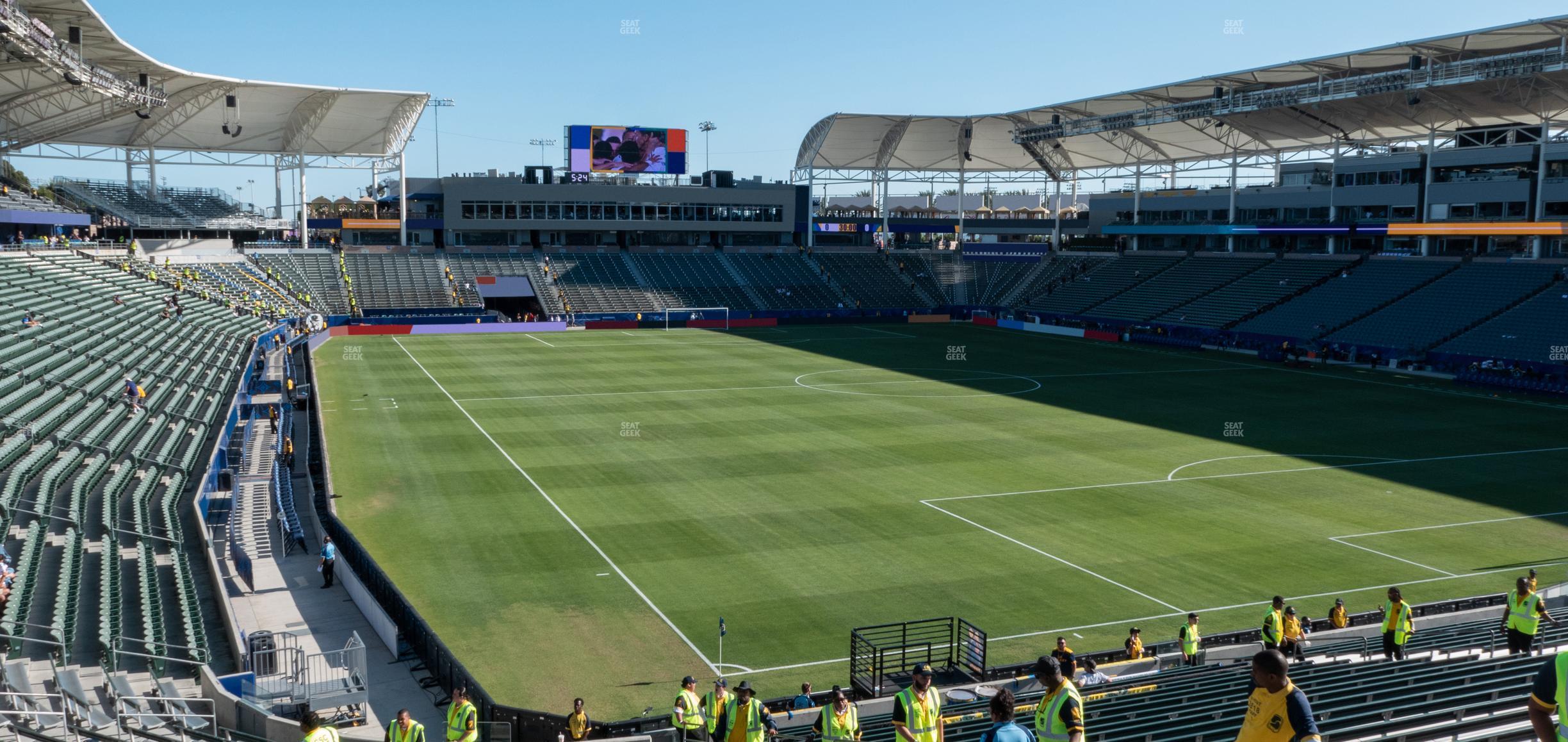 Seating view for Dignity Health Sports Park Section 125