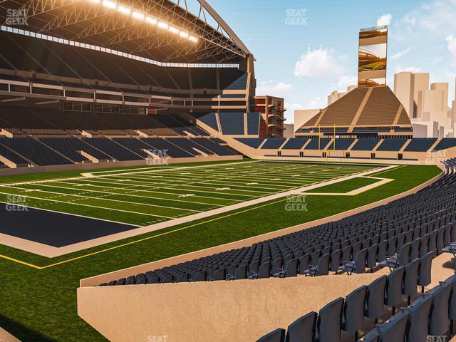 Seating view for Lumen Field Section 116