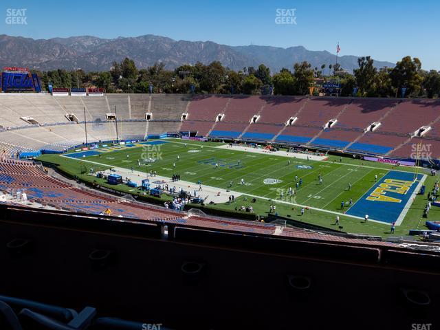 Seating view for Rose Bowl Stadium Section Club 103