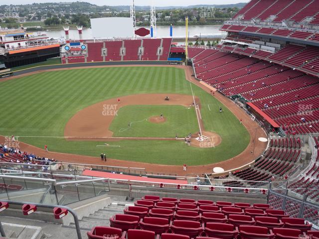 Seating view for Great American Ball Park Section 519