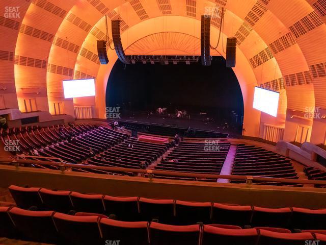 Seating view for Radio City Music Hall Section Second Mezzanine 2