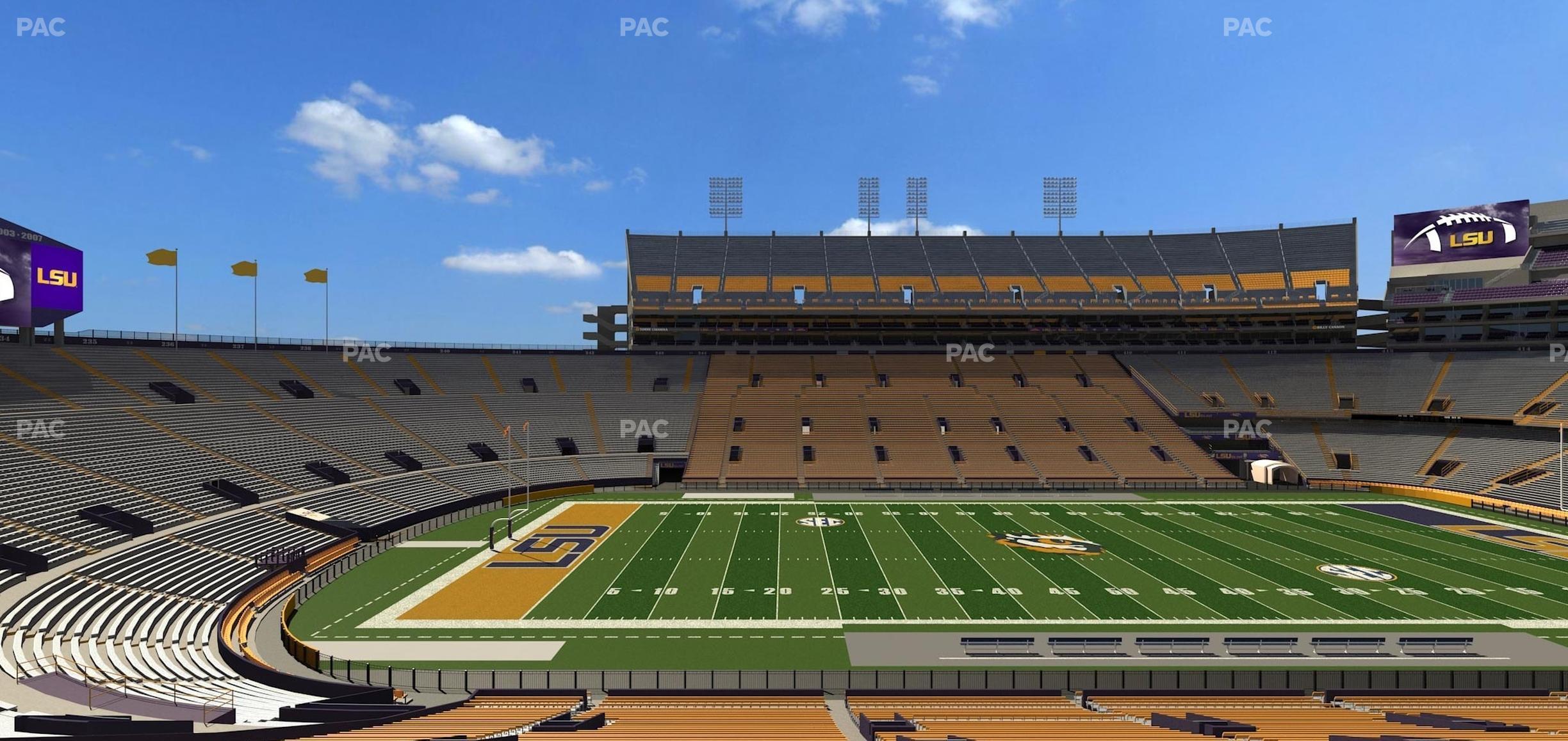 Seating view for Tiger Stadium Section 105