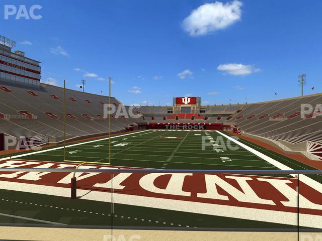 Seating view for Memorial Stadium - Indiana Section Suite 34