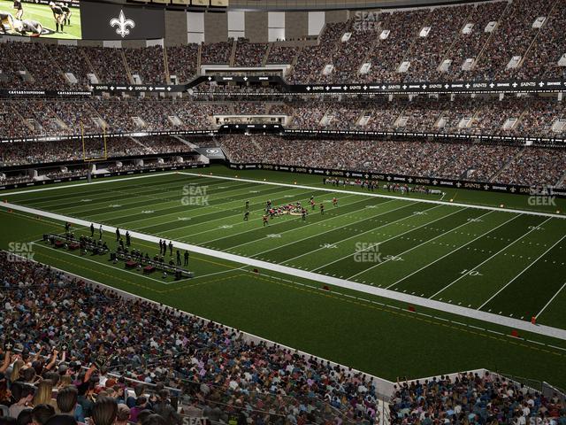 Seating view for Caesars Superdome Section 331