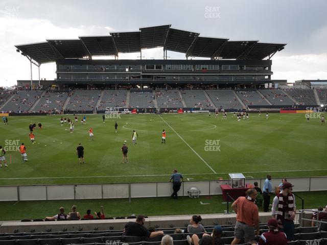 Seating view for Dick's Sporting Goods Park Section 107