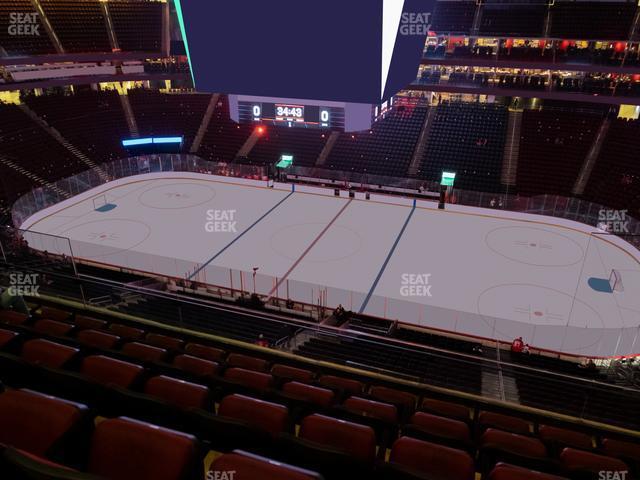 Seating view for Prudential Center Section 130