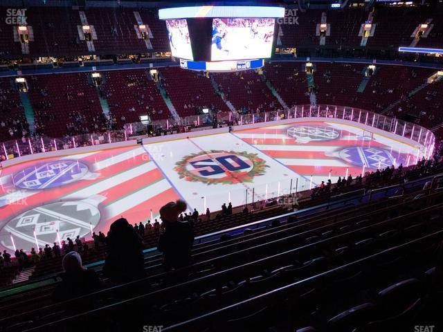 Seating view for Rogers Arena Section 310