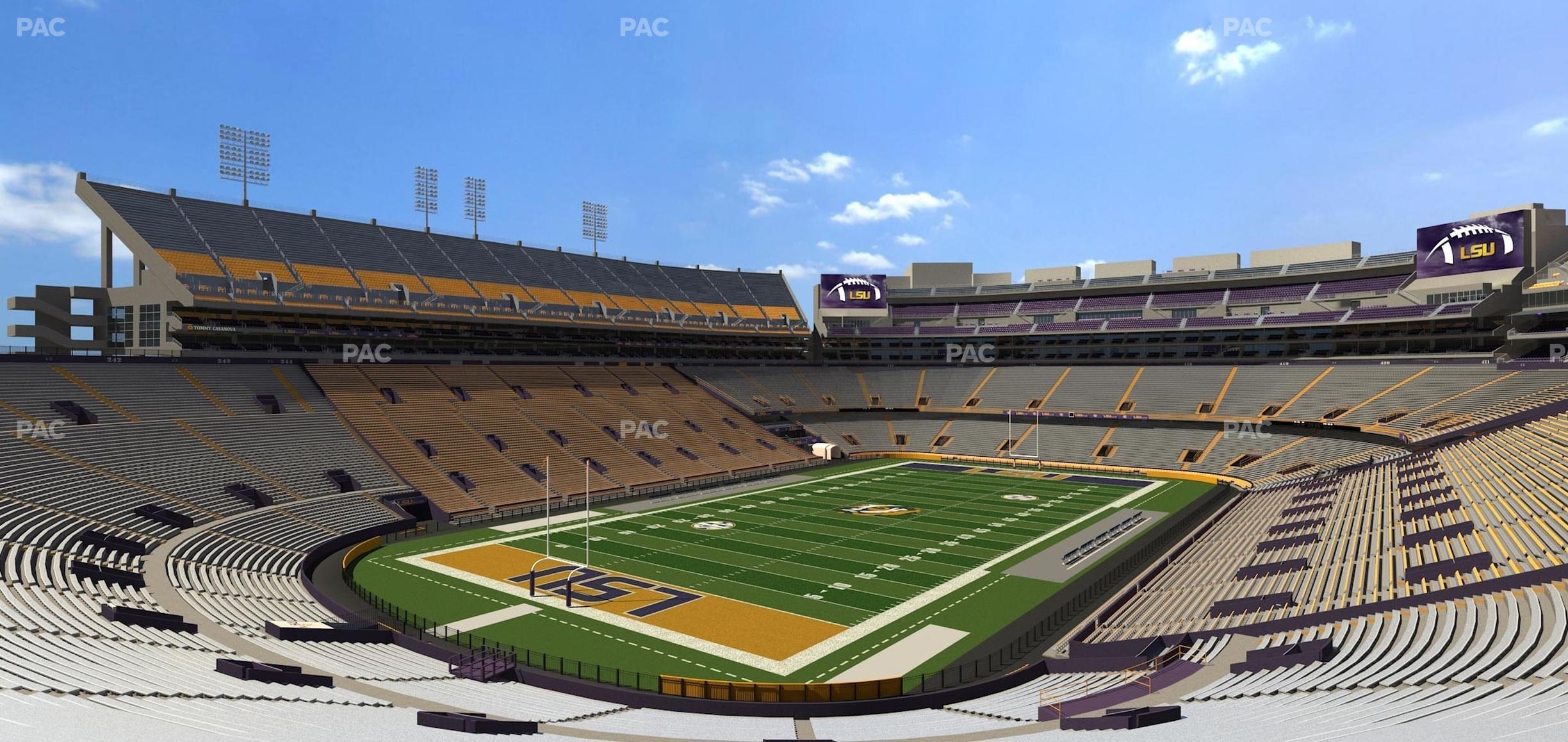 Seating view for Tiger Stadium Section 227