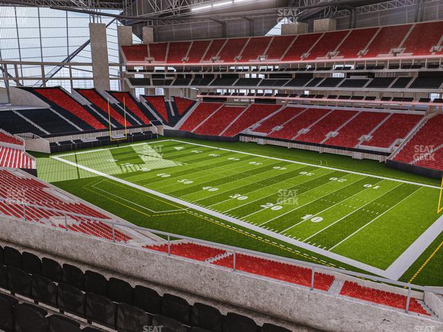 Seating view for Mercedes-Benz Stadium Section 231