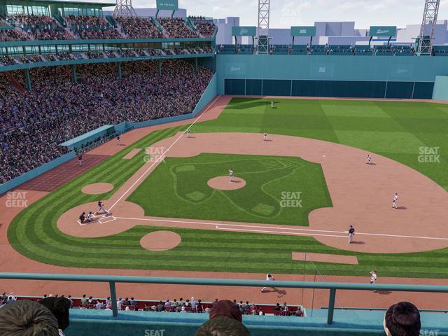 Seating view for Fenway Park Section Aura Pavilion 5