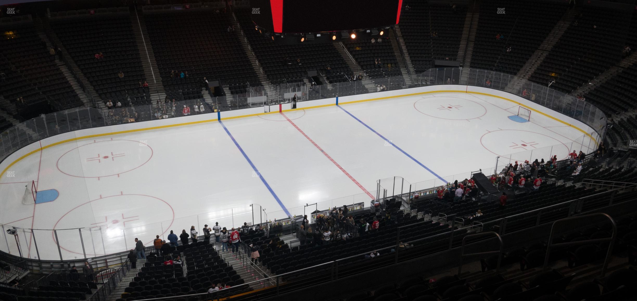 Seating view for T-Mobile Arena Section 202