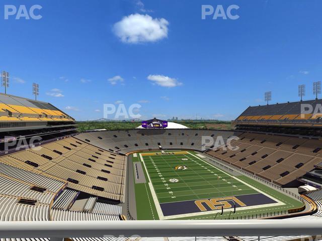 Seating view for Tiger Stadium Section Club 564