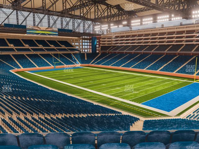 Seating view for Ford Field Section 237