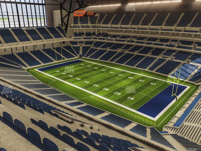 Seating view for Lucas Oil Stadium Section 634