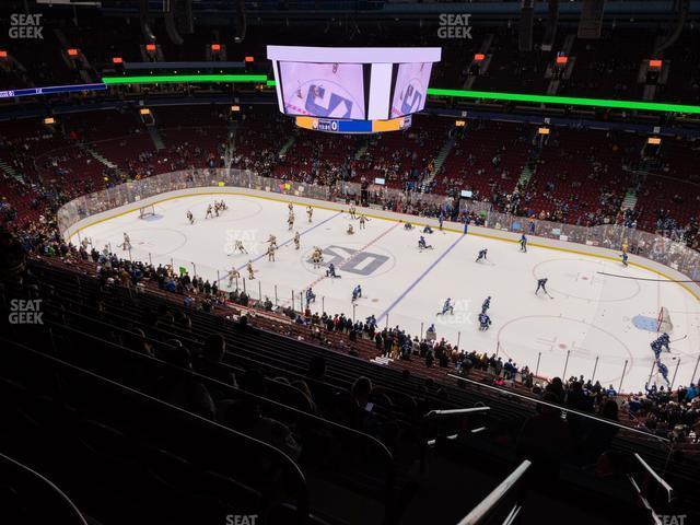 Seating view for Rogers Arena Section 406