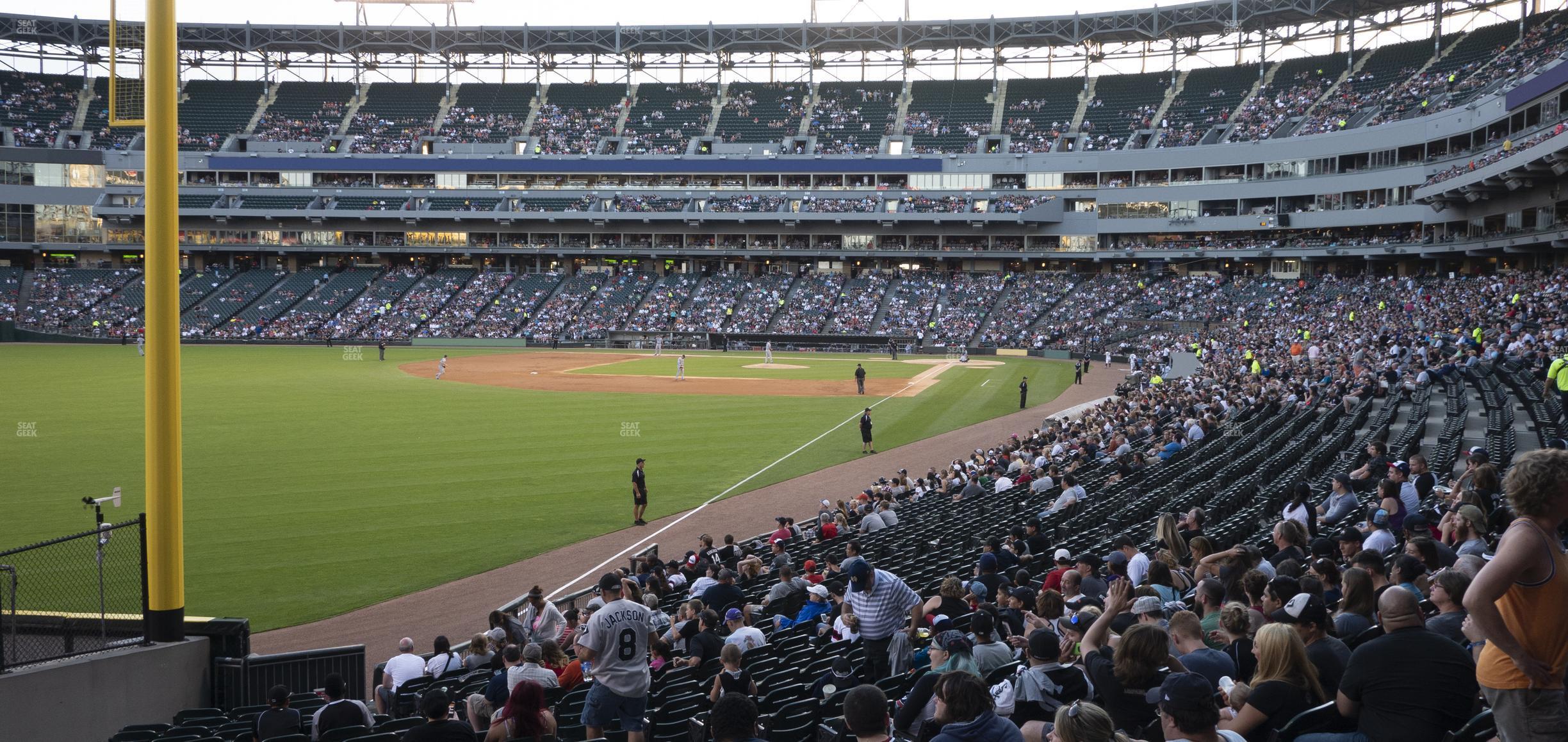 Seating view for Guaranteed Rate Field Section 155