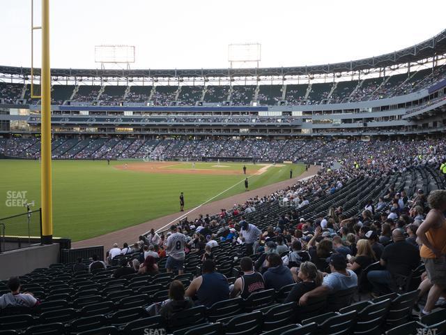 Seating view for Guaranteed Rate Field Section 155